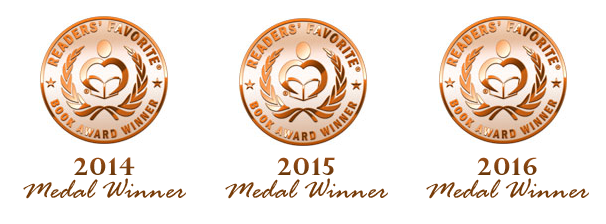 Reader's Favorite Medal Winner 2014, 2015, 2016